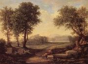 Johann Christian Reinhart An Ideal Landscape France oil painting artist